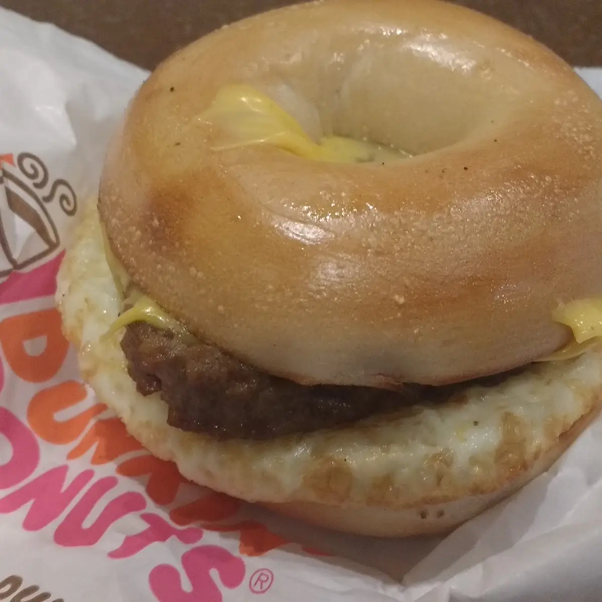 Sausage Egg Bagel