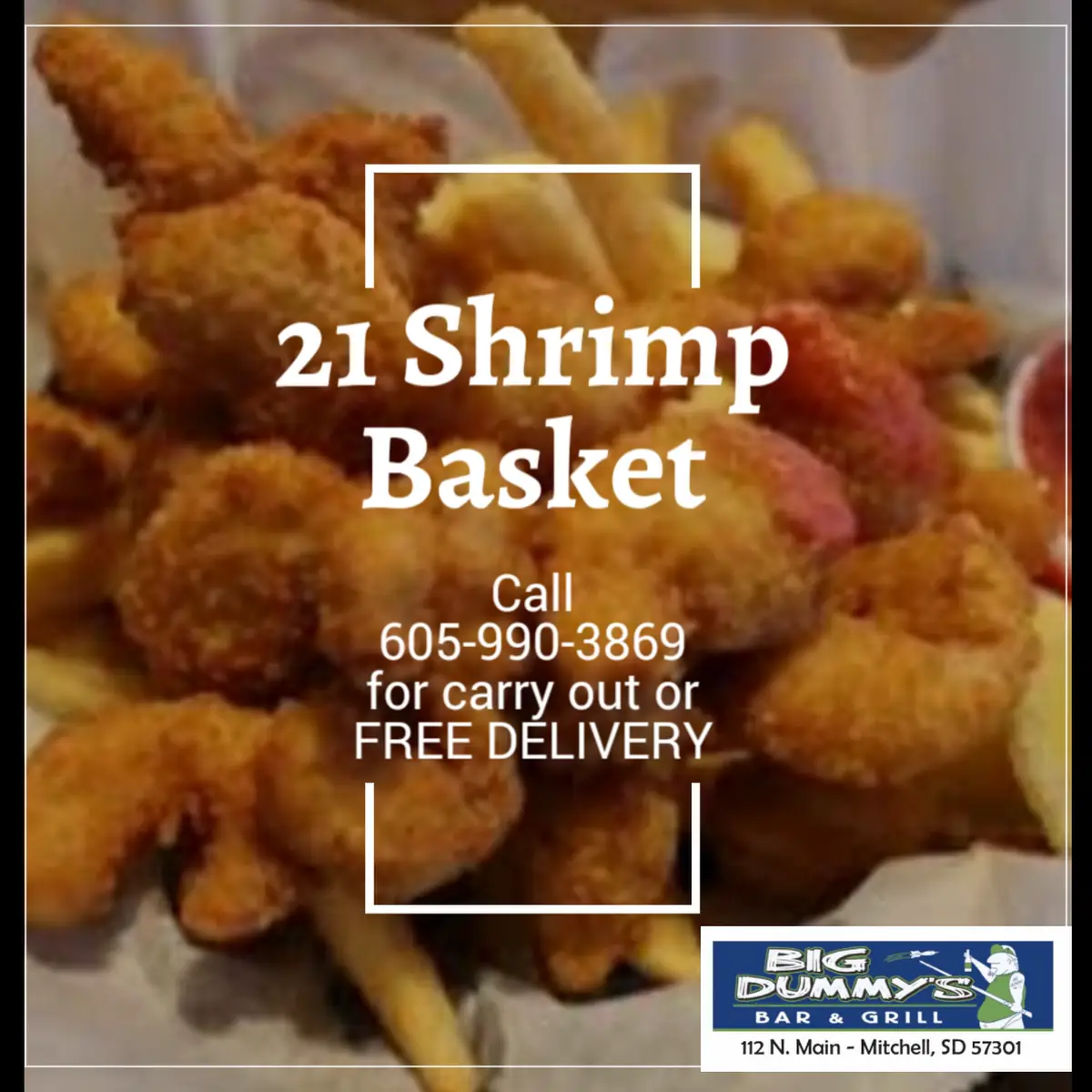 21 Breaded Shrimp