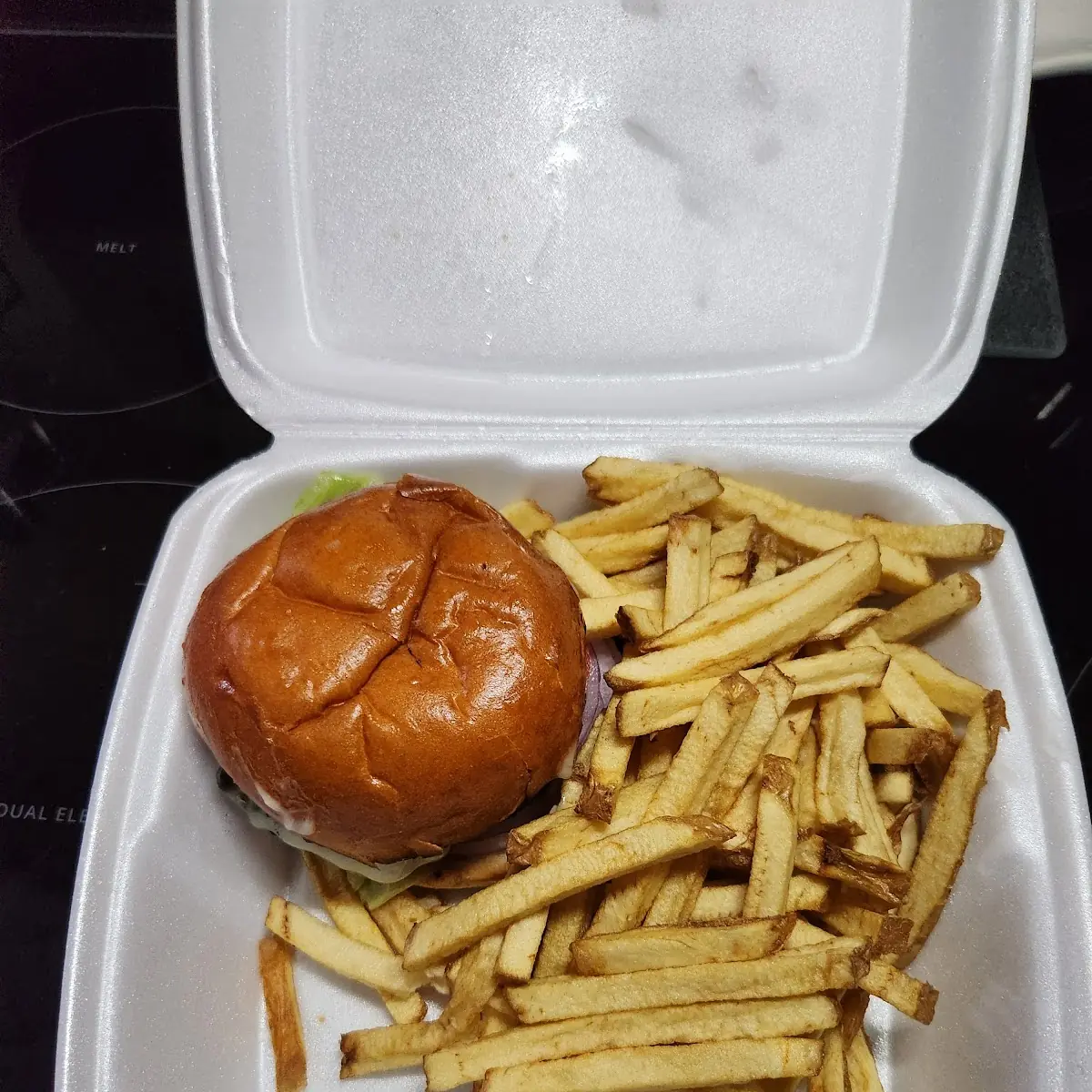 Medium Rare Cheese Burger