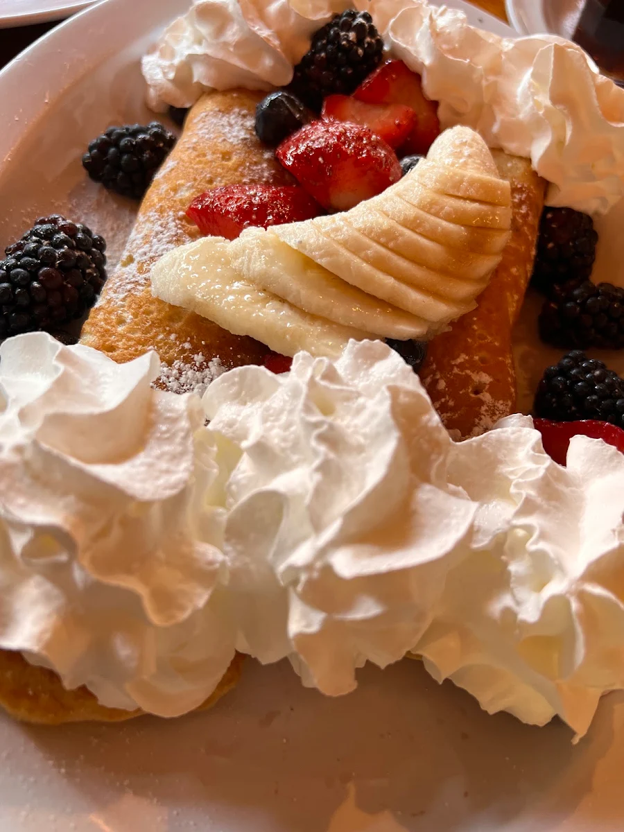 Fresh Fruit Crepes