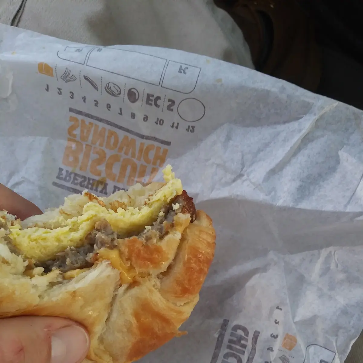 Sausage Egg Cheese Croissant