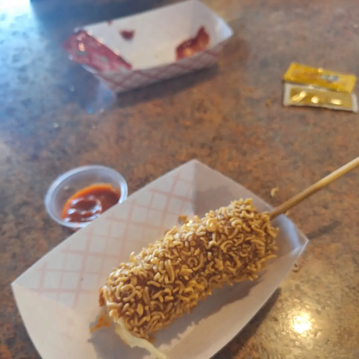 Breaded Mozzarella Cheese Corn Dog