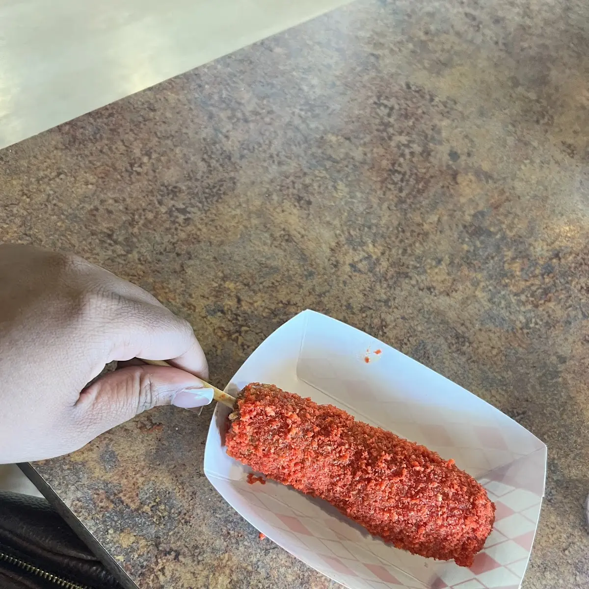 Corn Dog Hot Cheetos