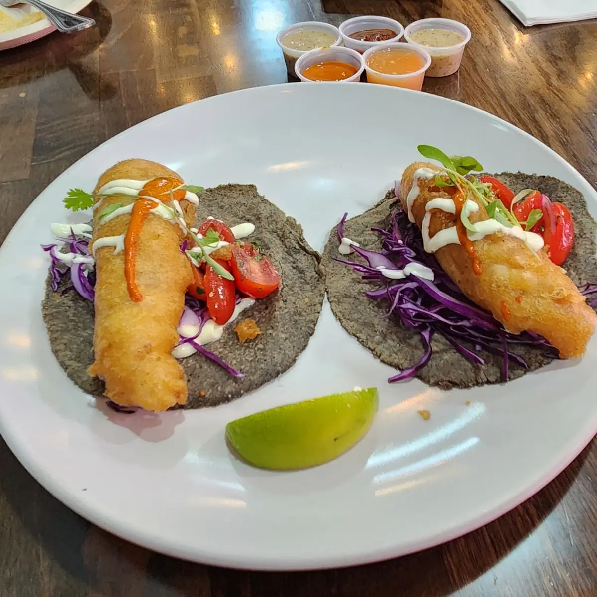 Baja Deep Fried Fish Tacos