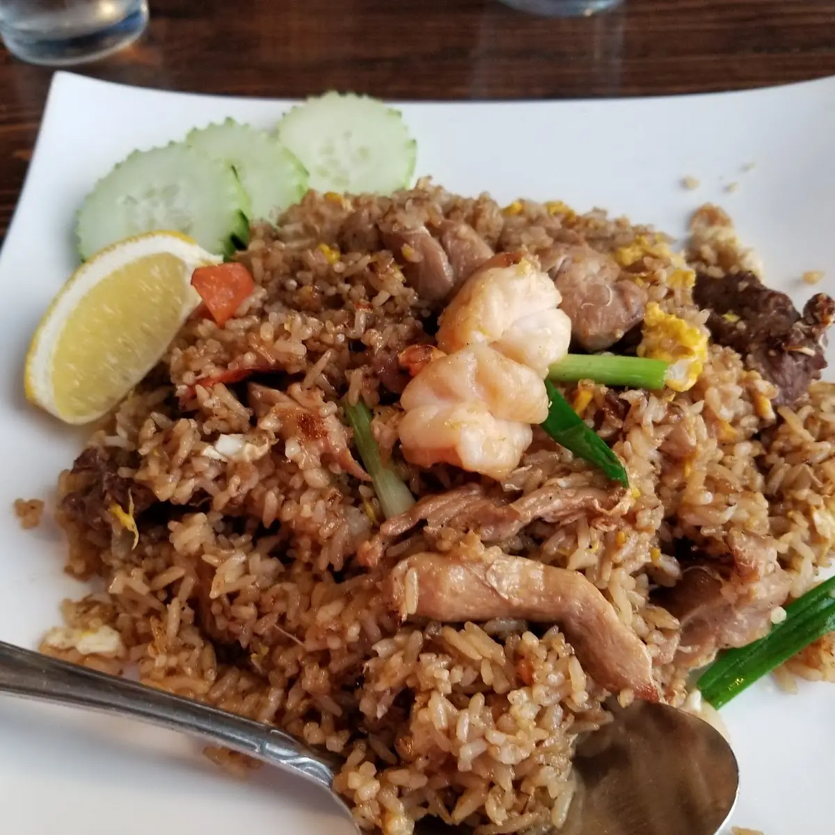 Shrimp and Beef Fried Rice