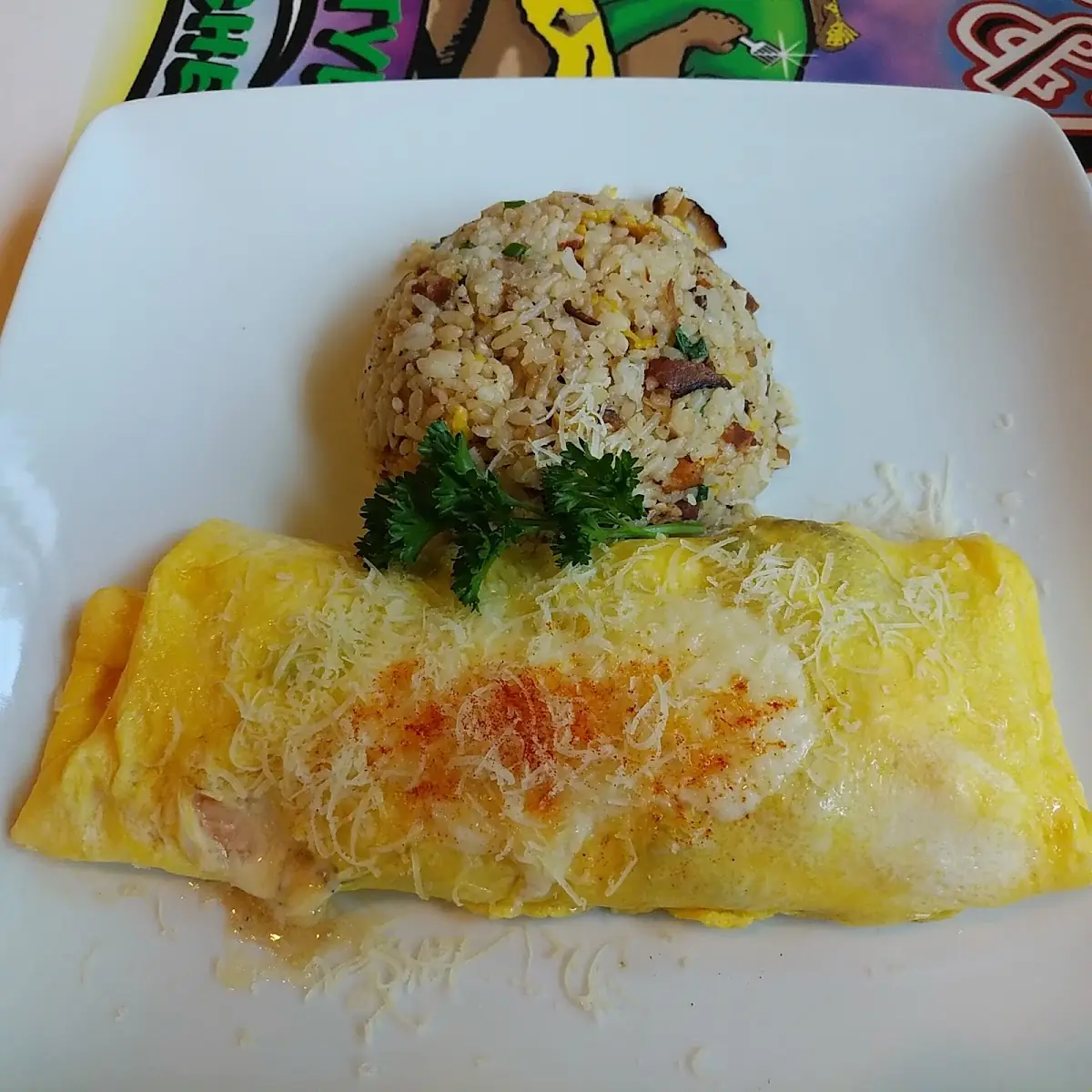 Pakalolo Onolicious Omelette Ham & Cheese Omelette