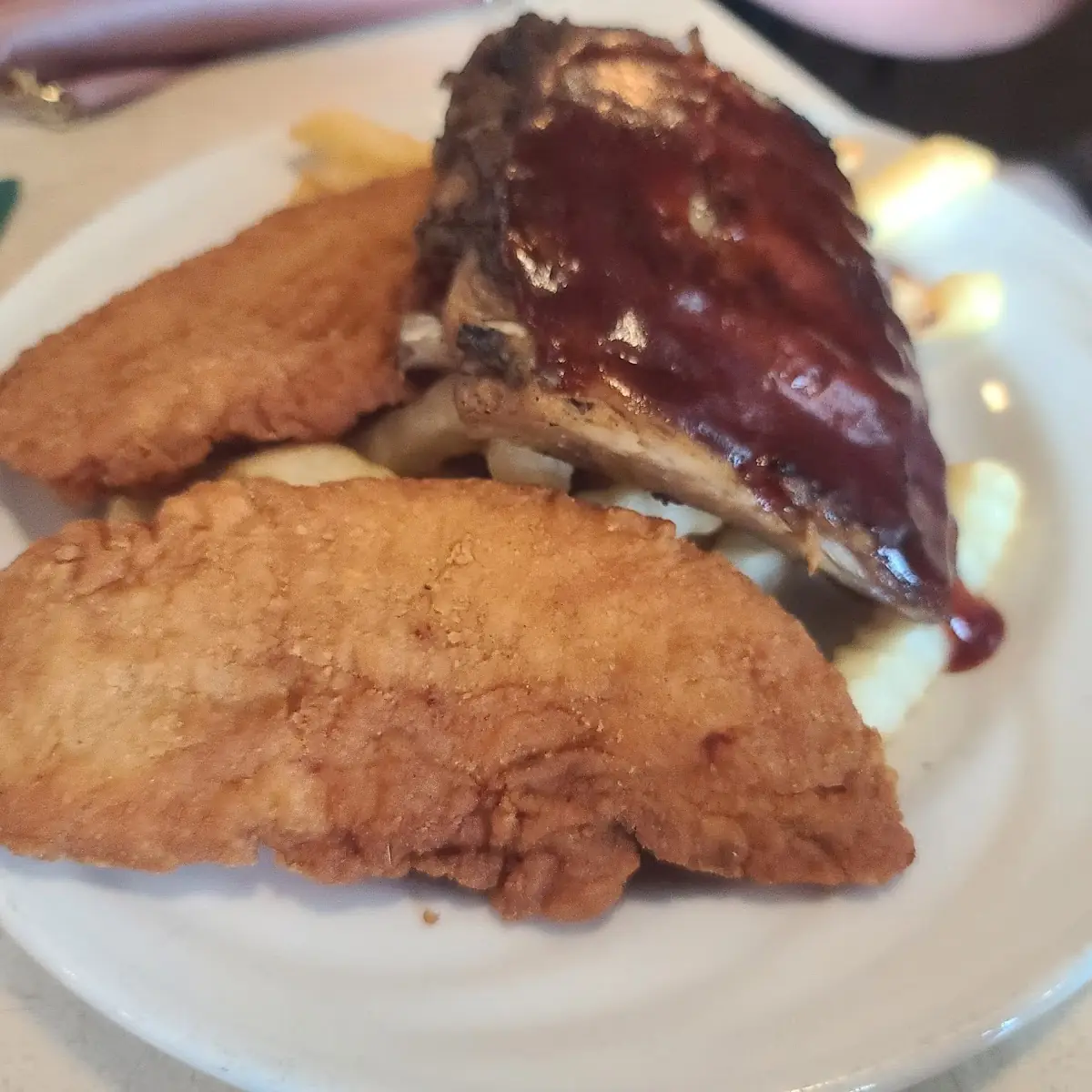 Chicken Strip and Rim Combo