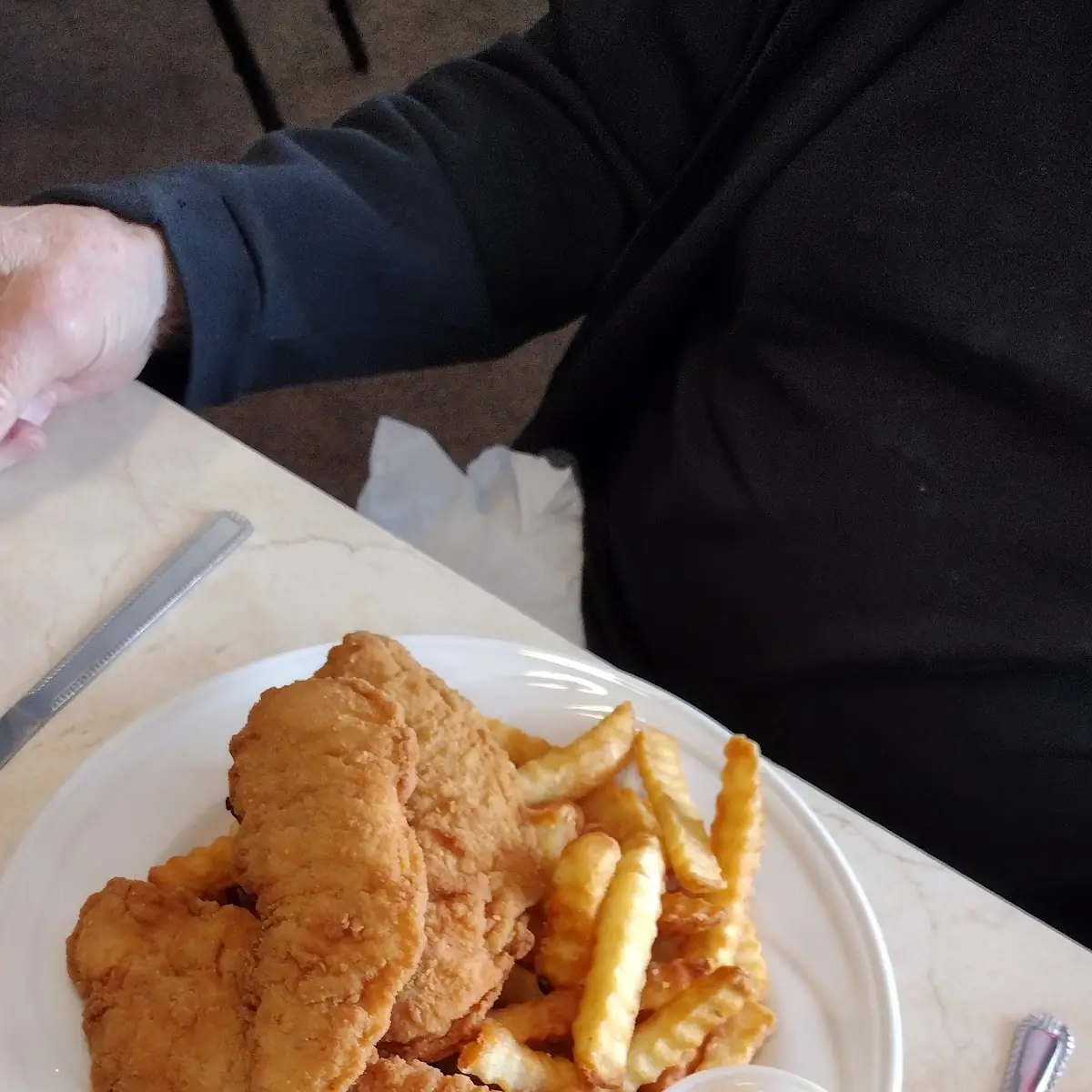 Golden Fried White Fish