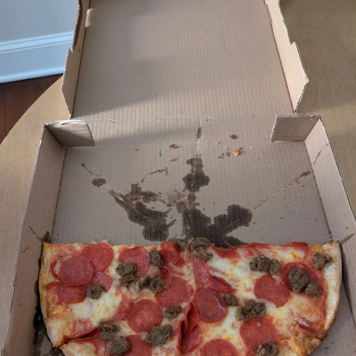 Pepperoni and Sausage Pizza