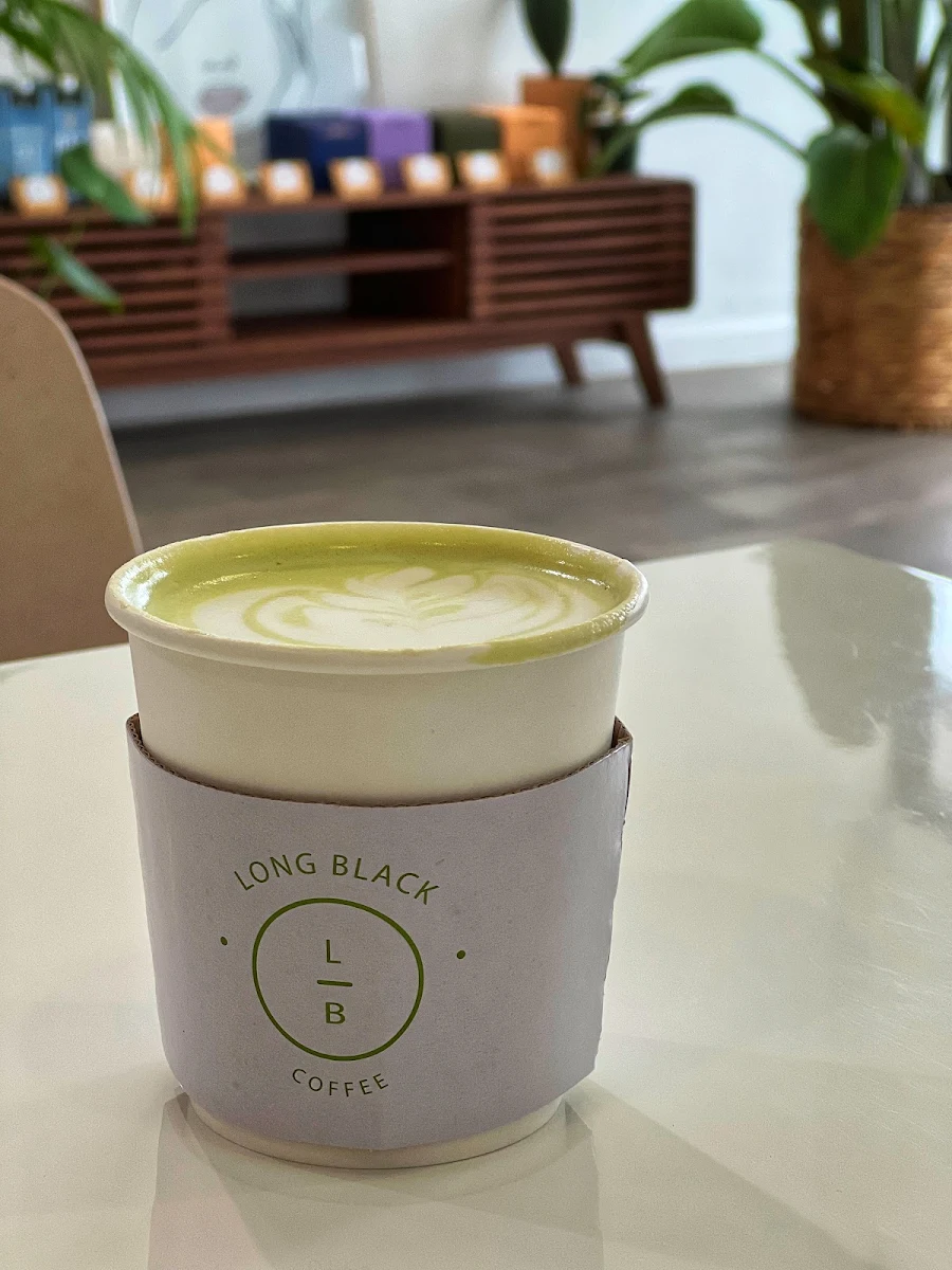 Lavender Matcha Latte