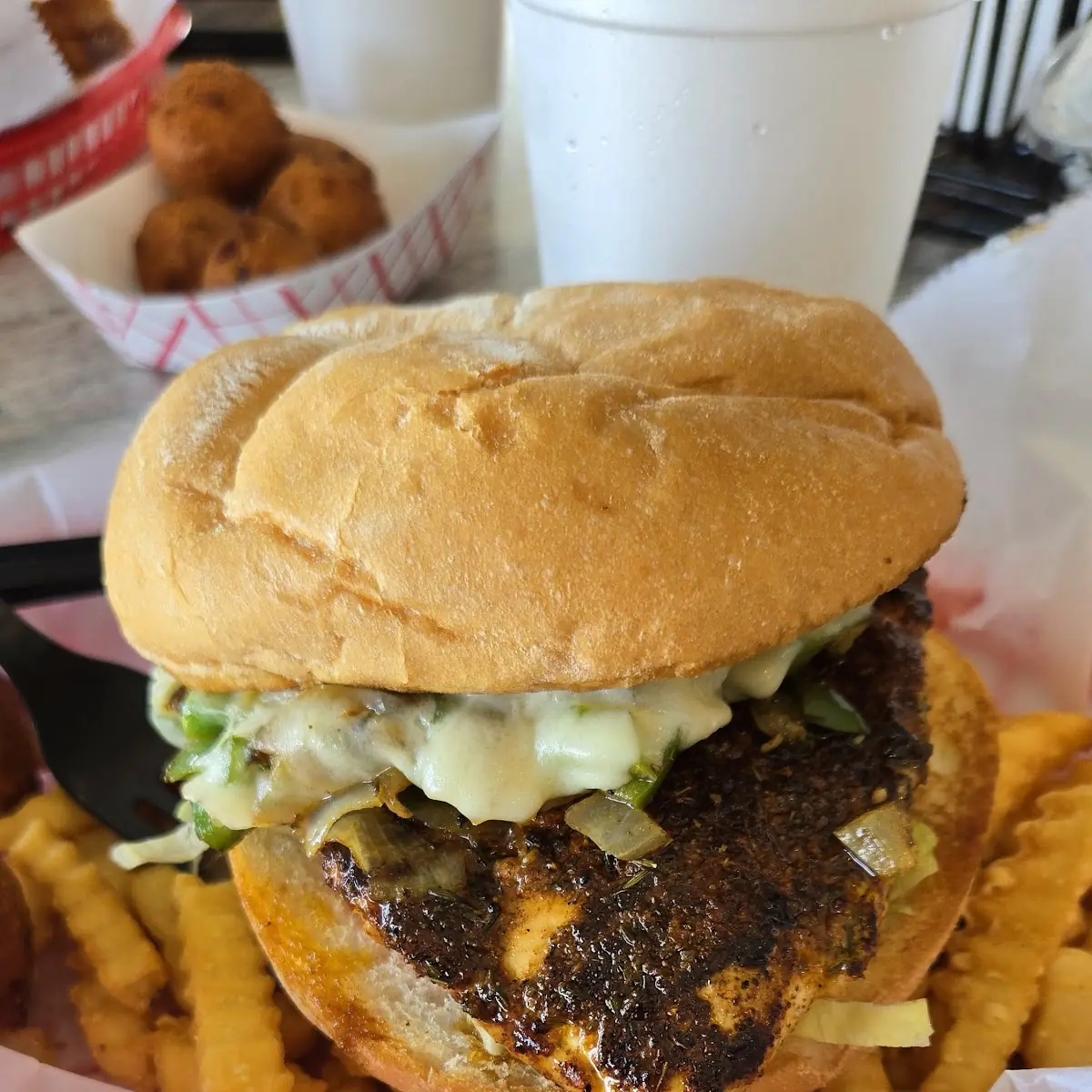 Our Deck Burger