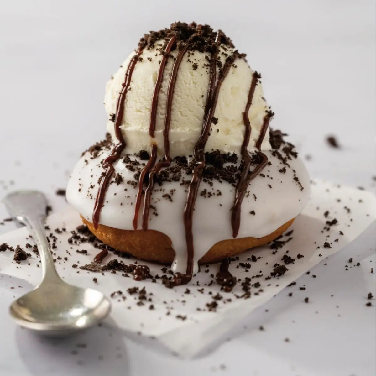 Donut Ice Cream Sundae