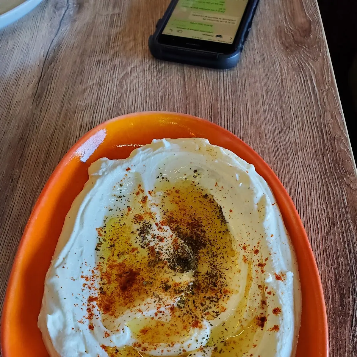 Yogurt Hummus Plate