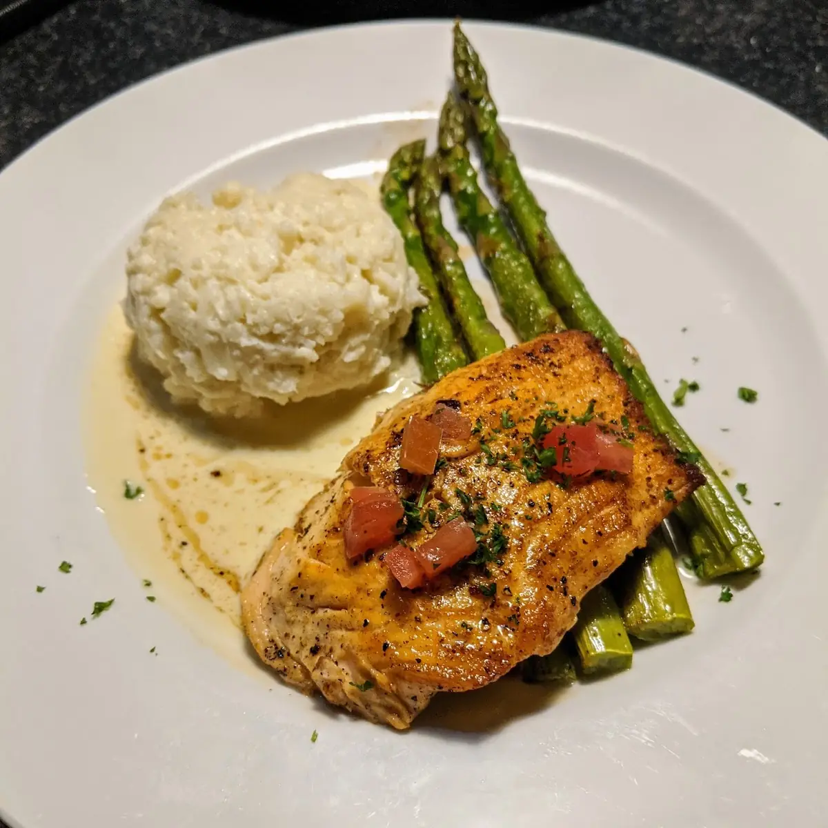 Seared Lemon Pepper Salmon