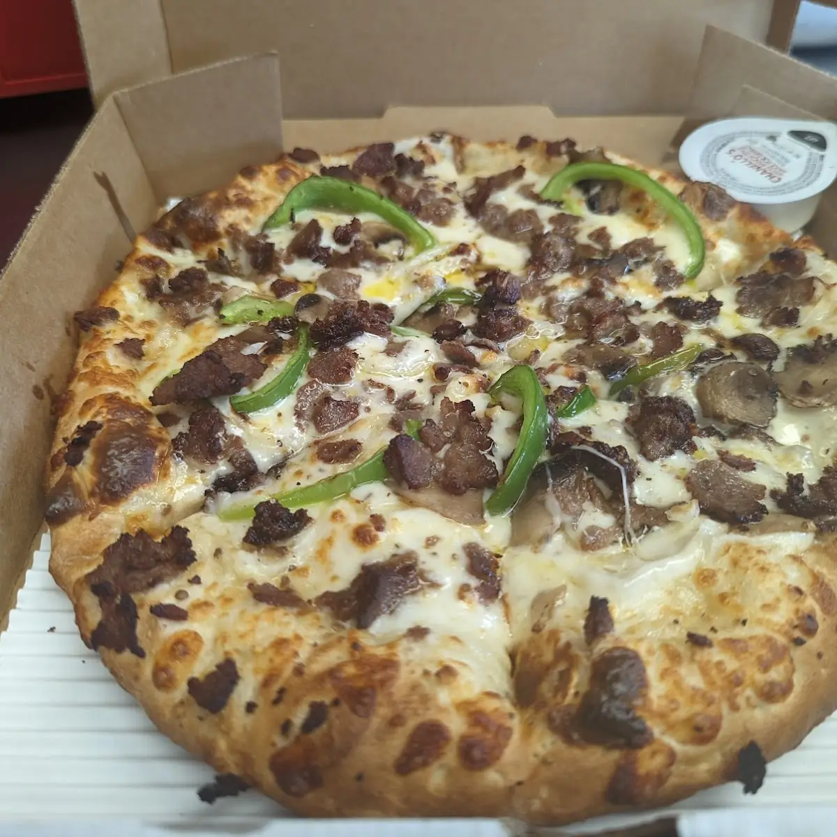 Steak and Cheese Specialty Pizza