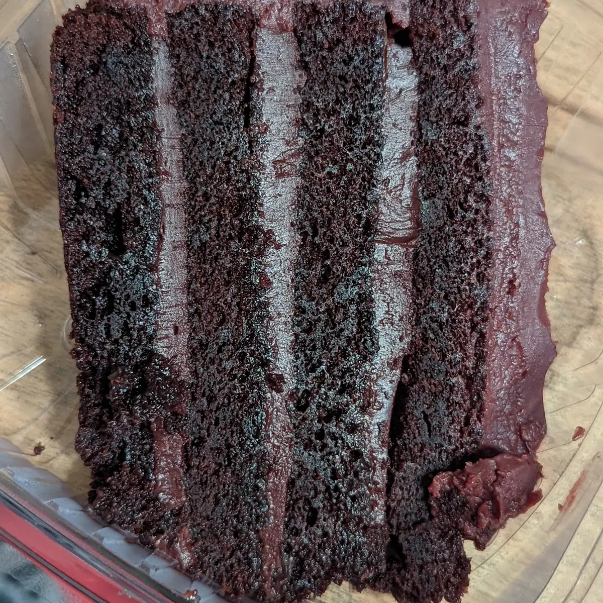 Devil's Food Cake Slice