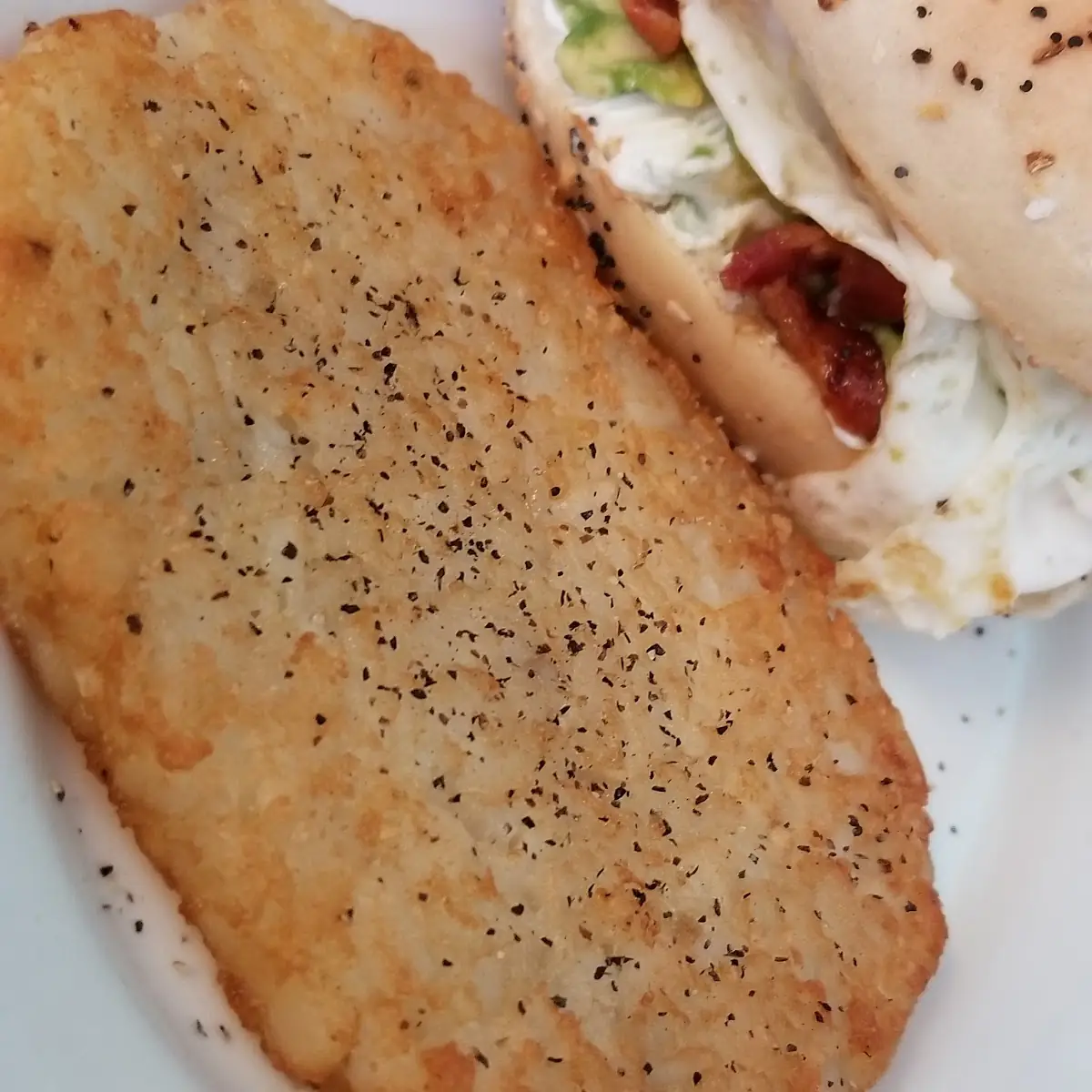 Breakfast Sandwich & Hash Browns