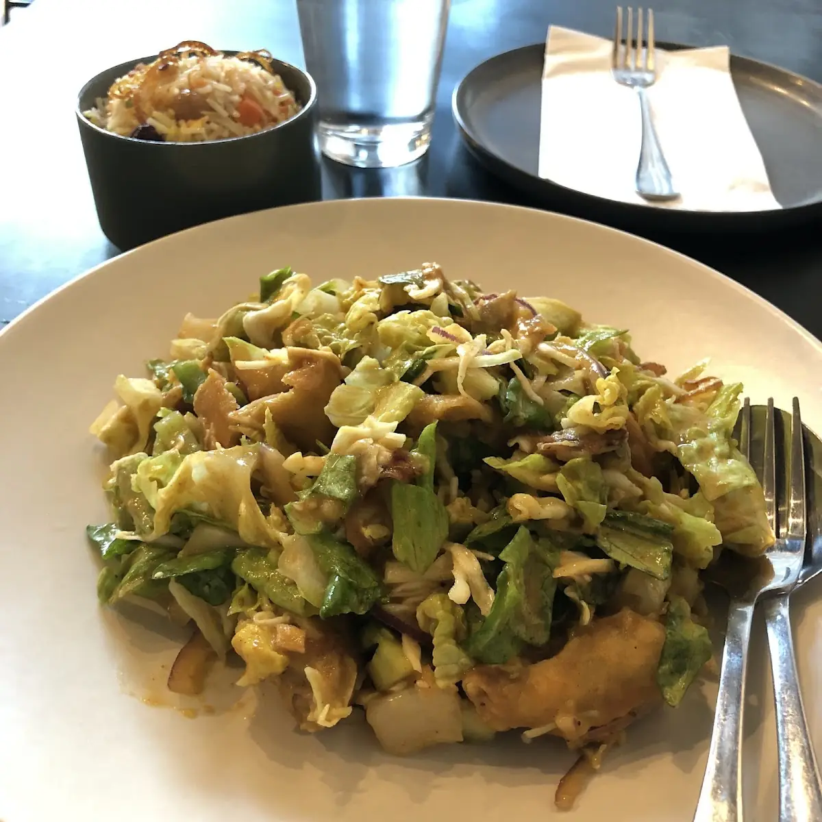 Chicken Samosa Salad