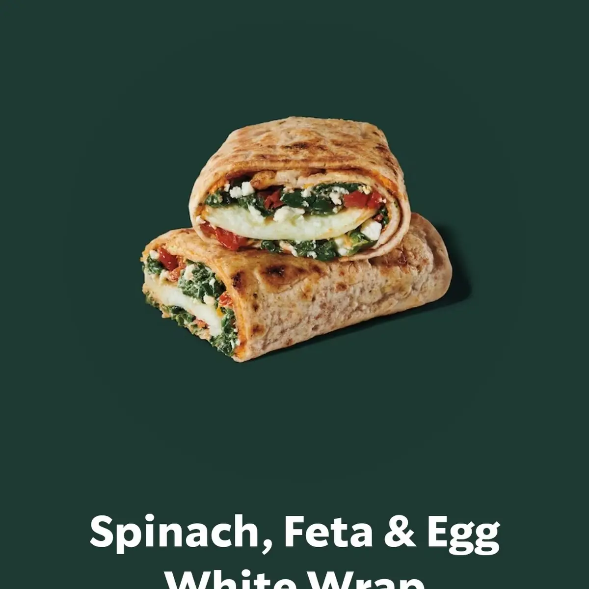 Spinach Feta & Egg White Wrap