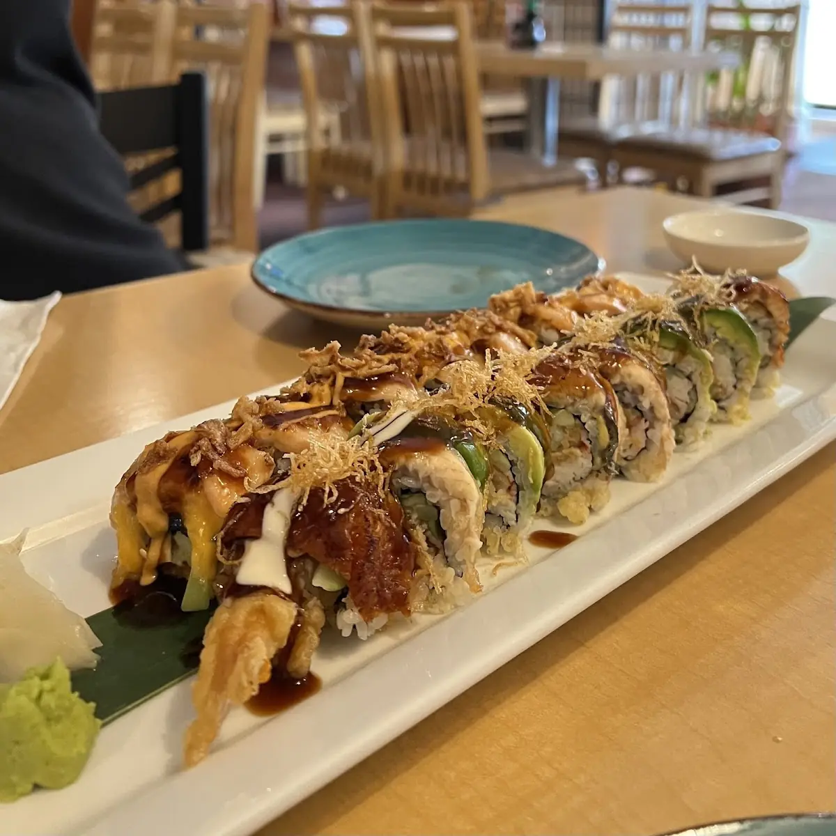 Dragon Roll Volcano Roll