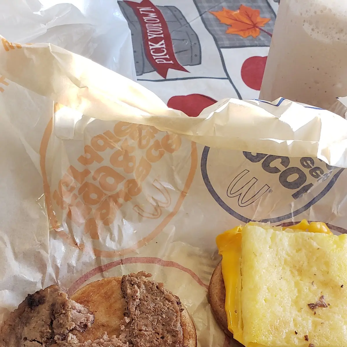 Steak Egg and Cheese Mcgriddle