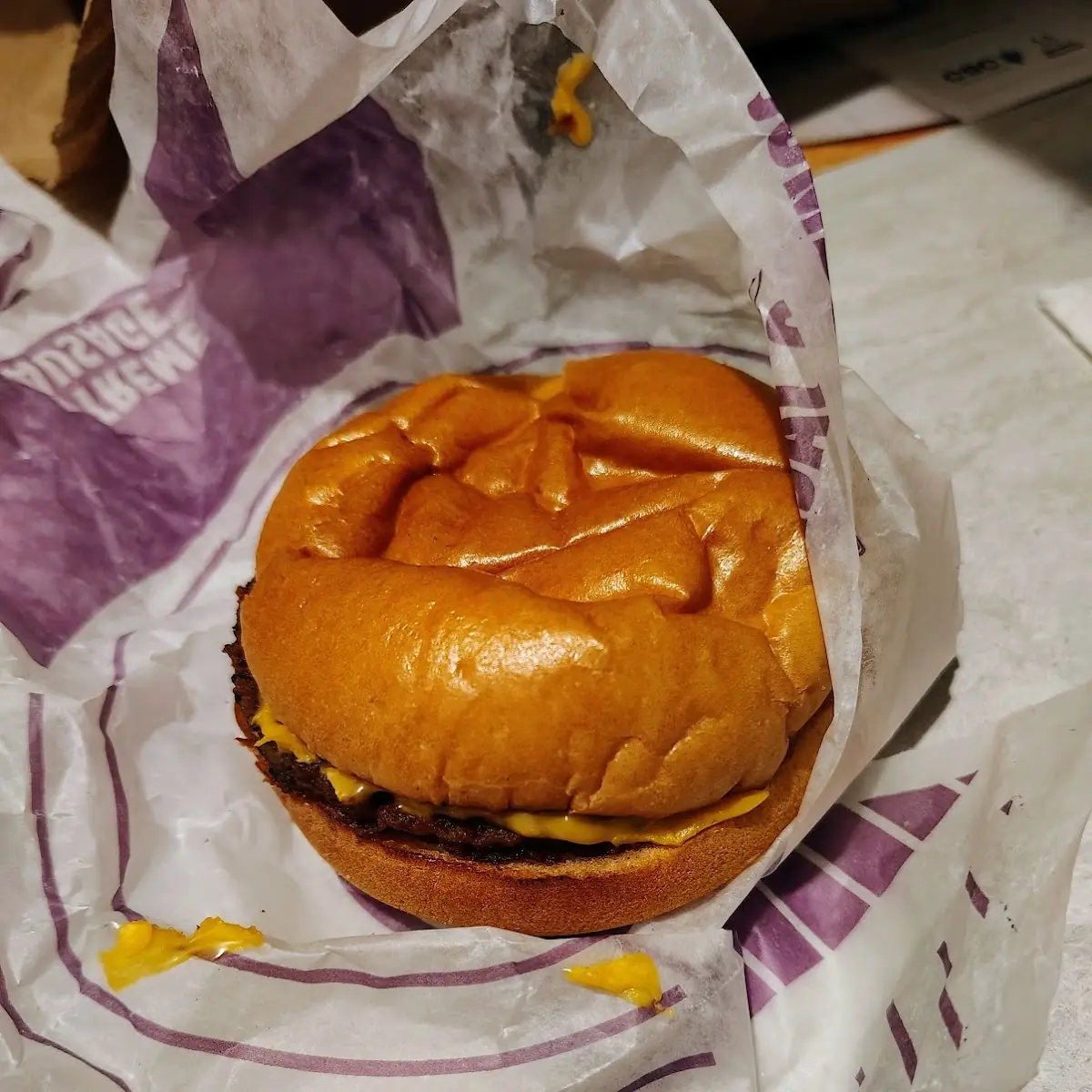 Jumbo Jack Cheeseburger