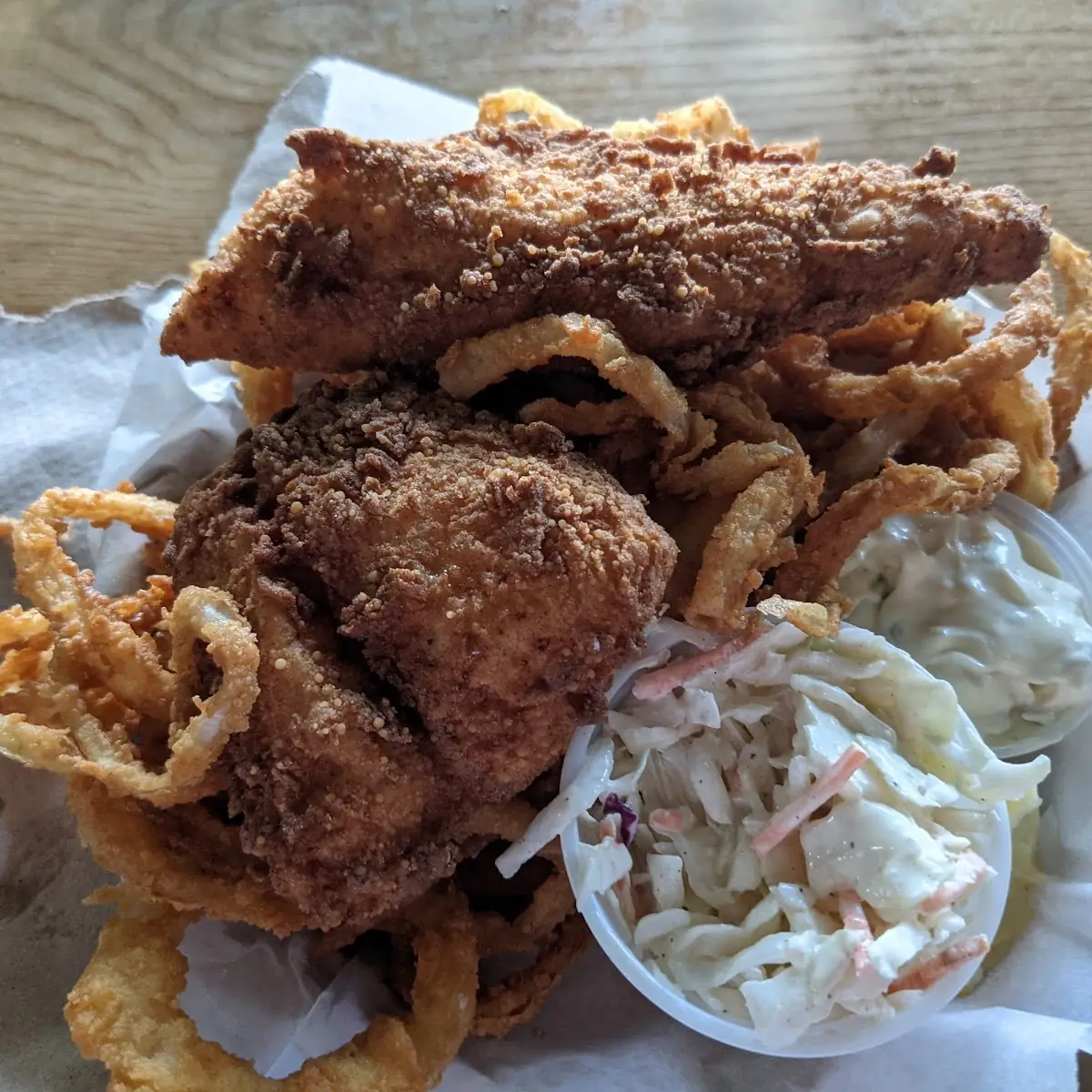 Fish and Onion Rings