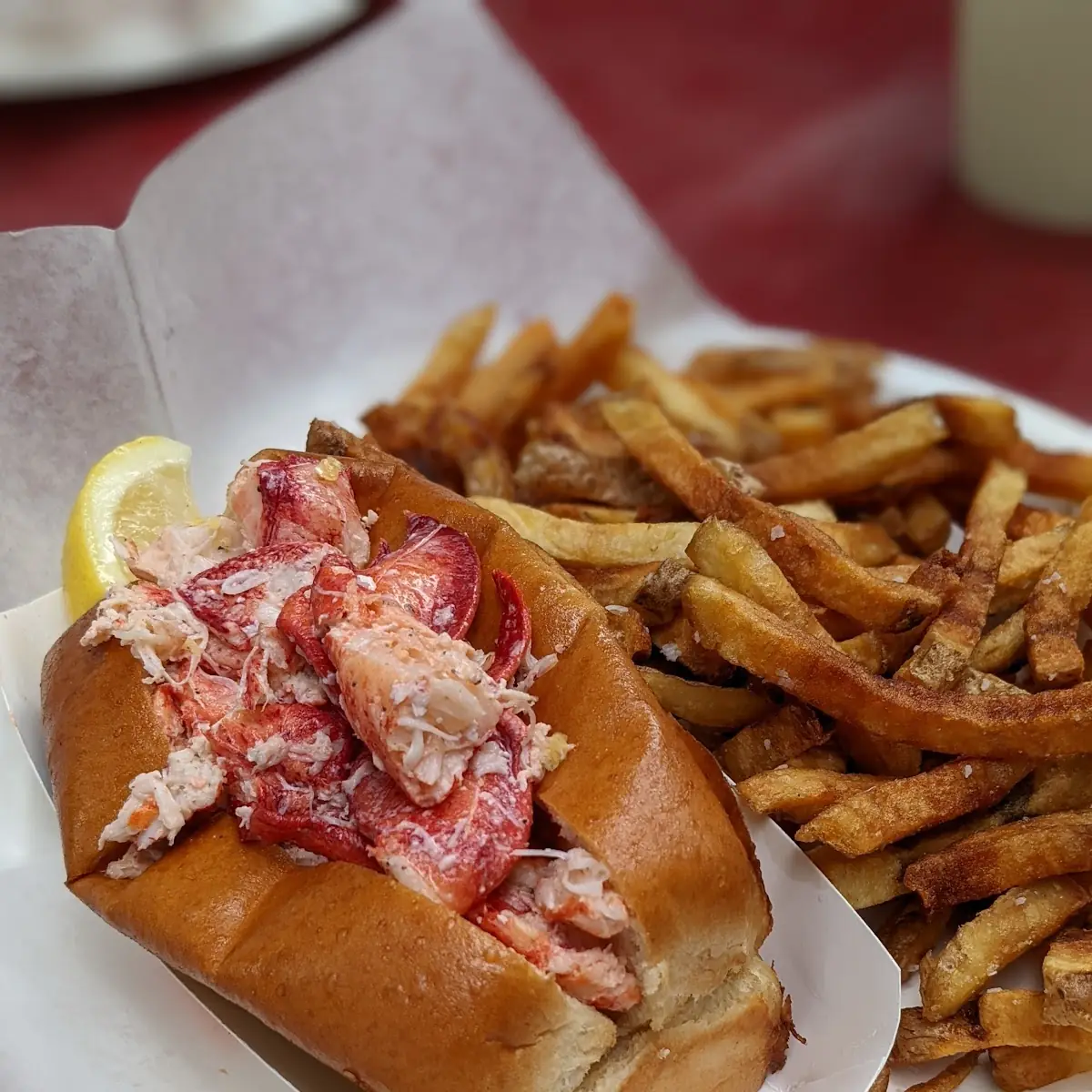 Lobster Roll and Fries Combo
