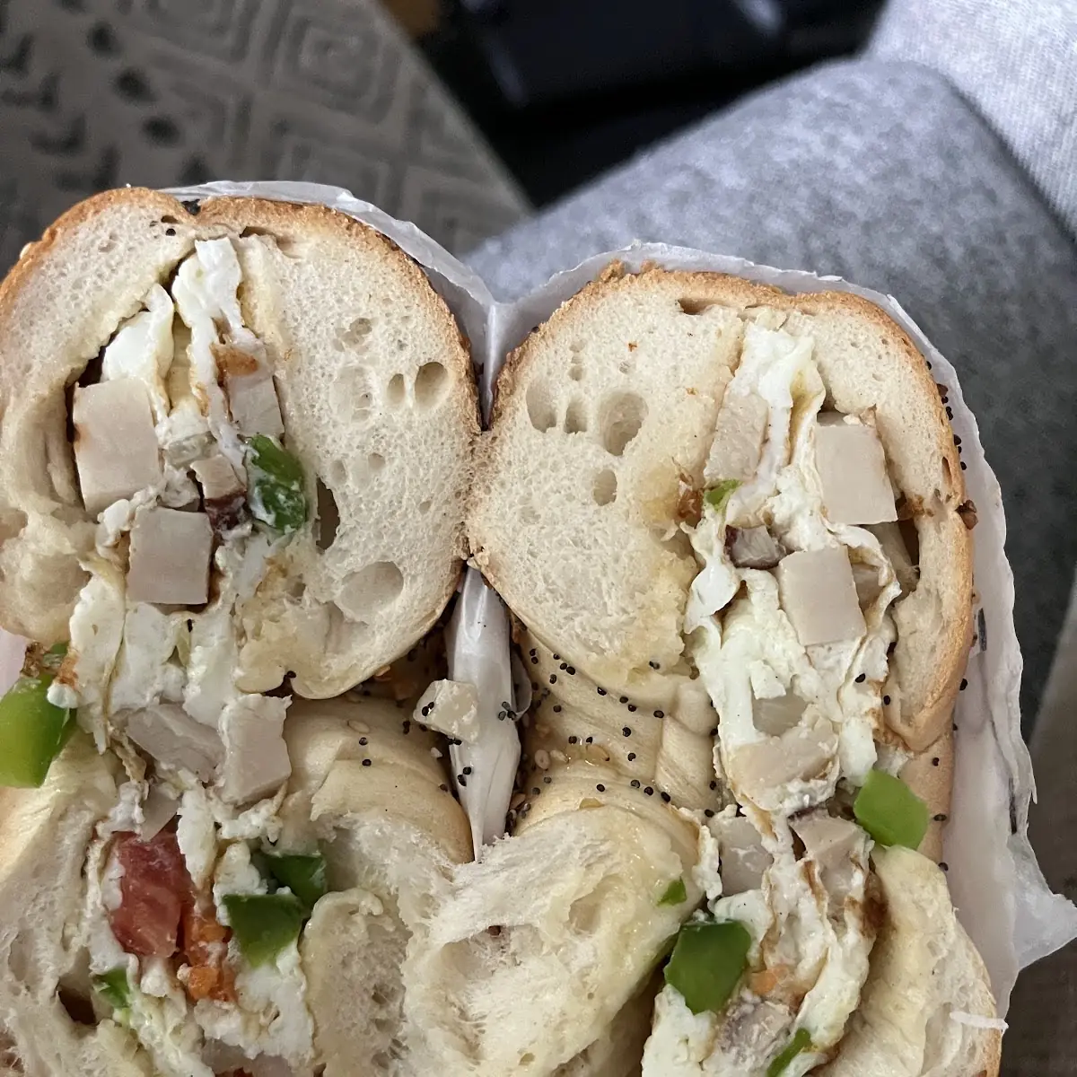 Healthy Breakfast Bagel