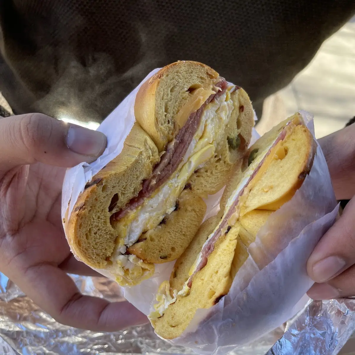 Western Omelet Breakfast Sandwich