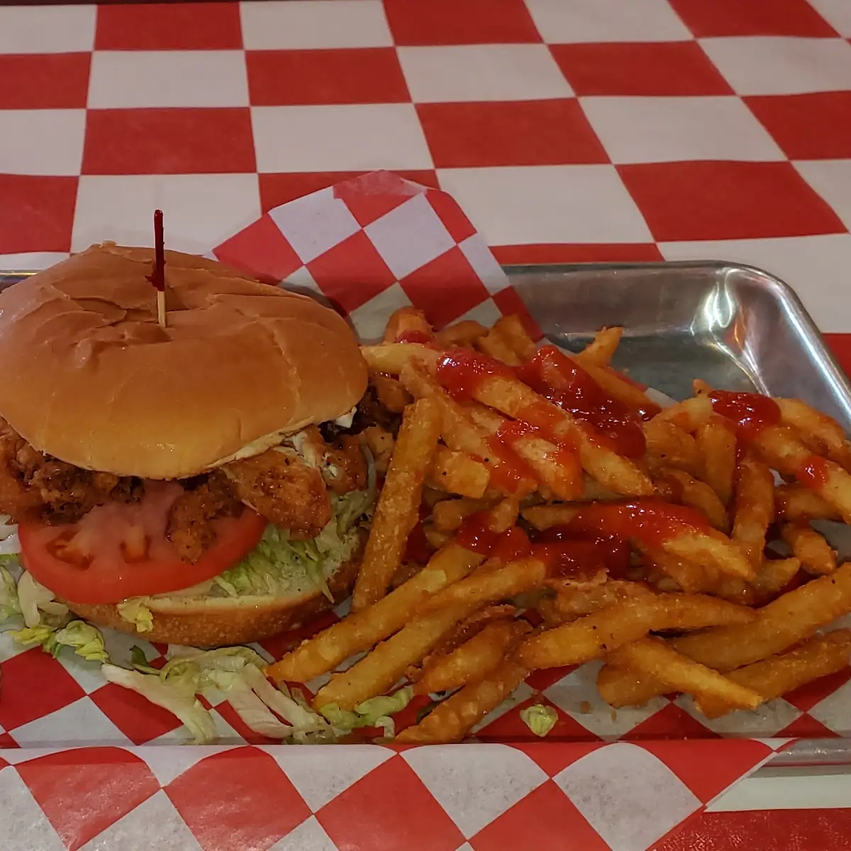 Chicken Fried Chicken Sandwich Combo