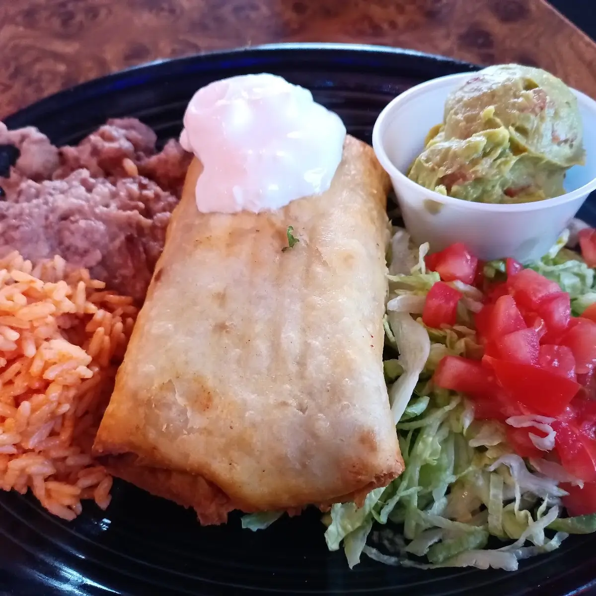 Spanish Rice and Refried Beans