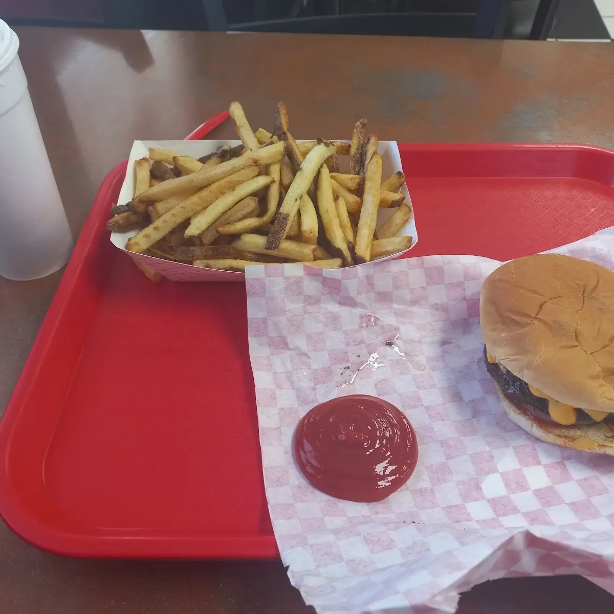 Cheddar Bacon Double Cheeseburger Combo
