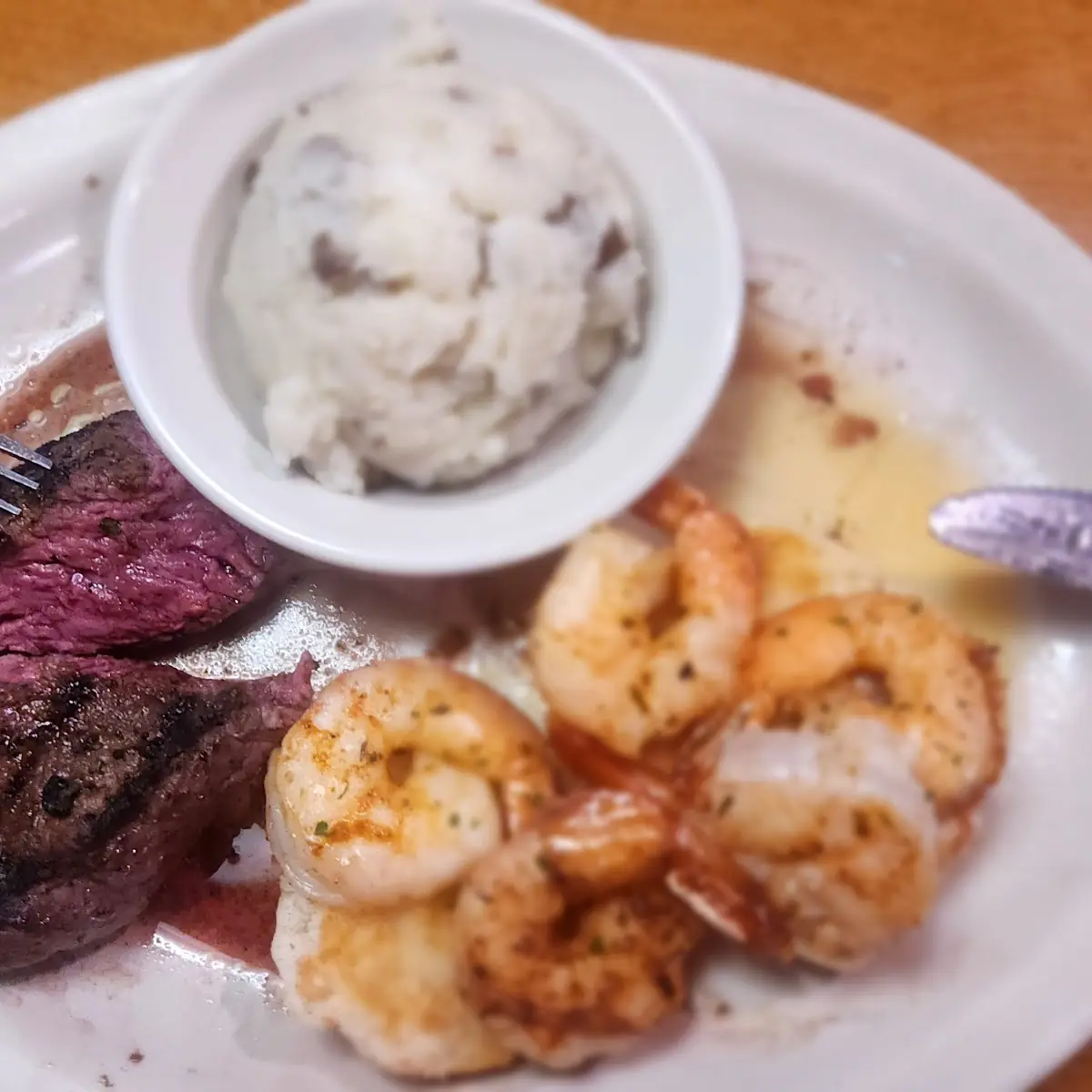 Sirloin & Grilled Shrimp Combo with 2