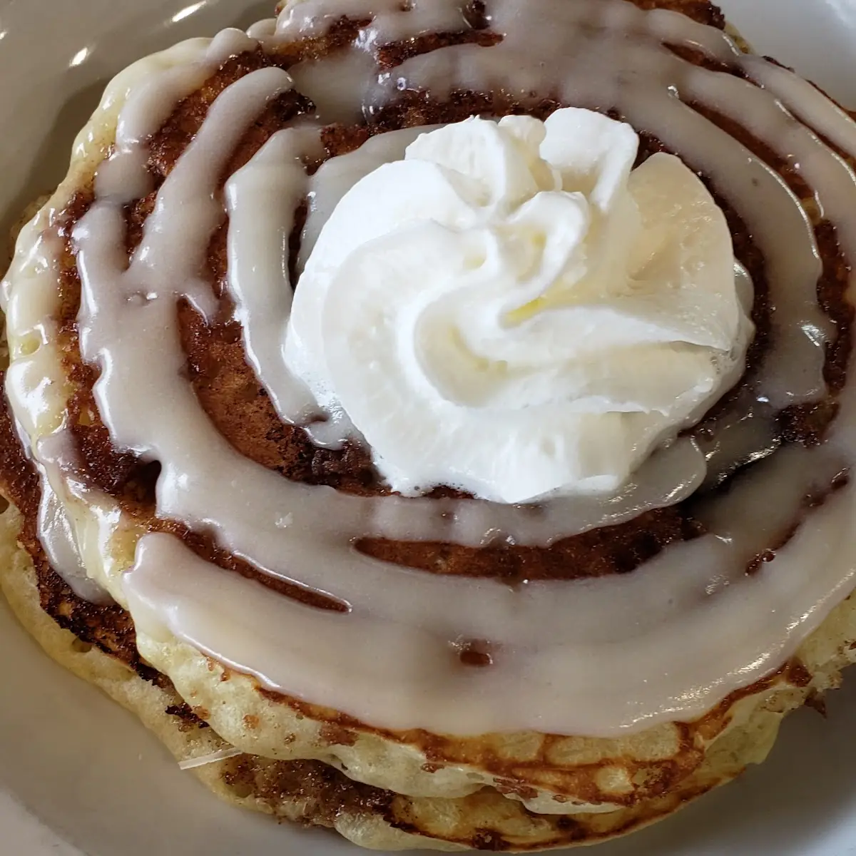 Pumpkin Cinnamon Pancake Breakfast