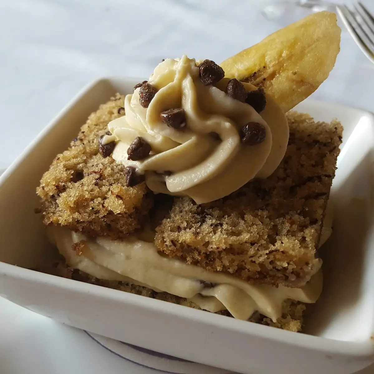 Banana-Chocolate Chip Tiramisu