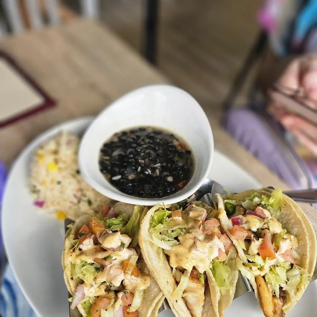 Voyager's Jumbo Shrimp Tacos