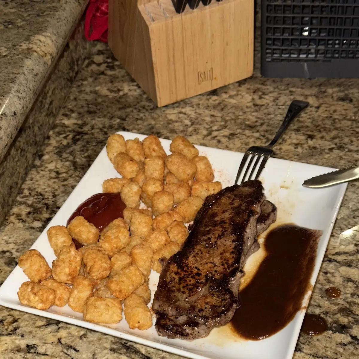 Sirloin & Fried Shrimp