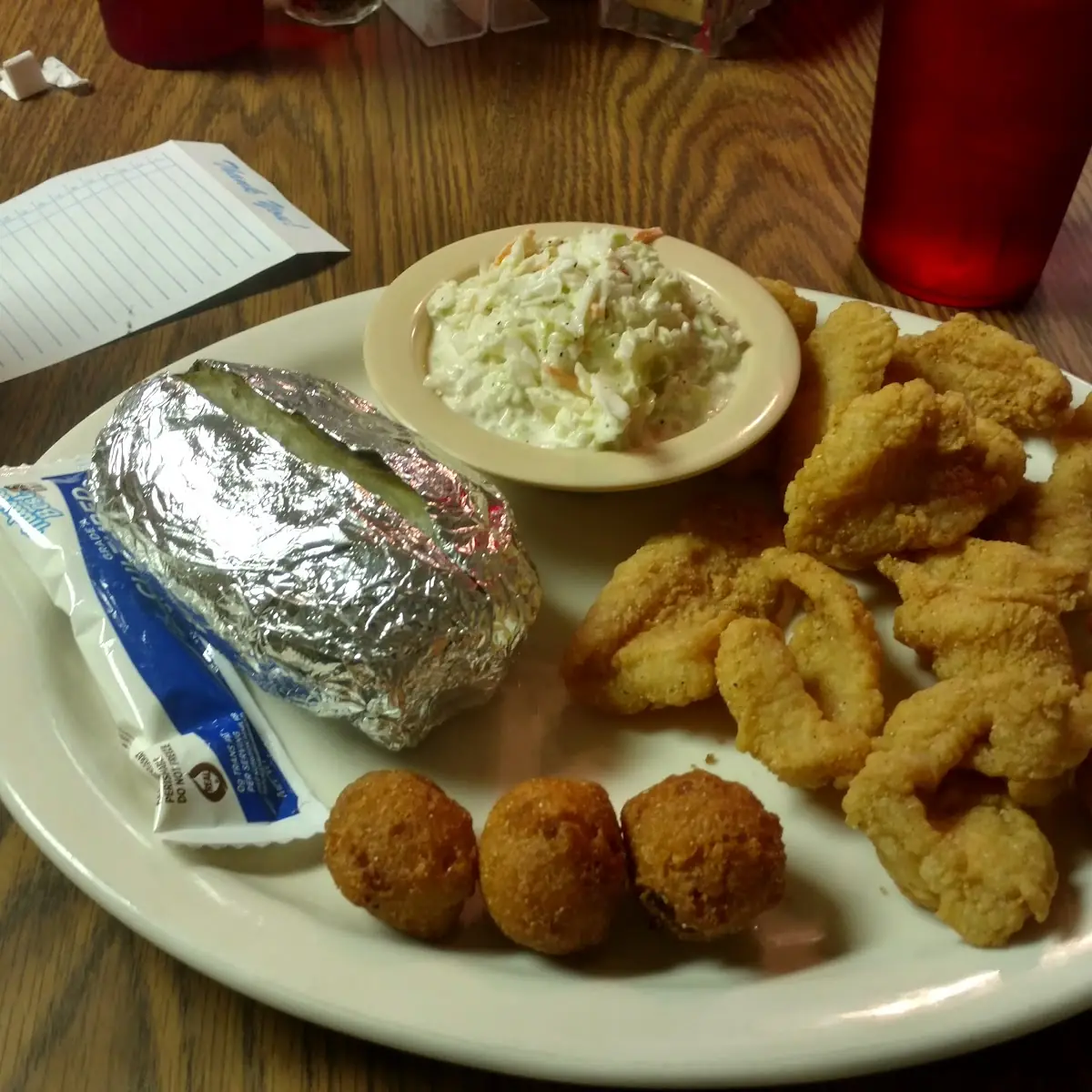 Fried Catfish & Baked Potato