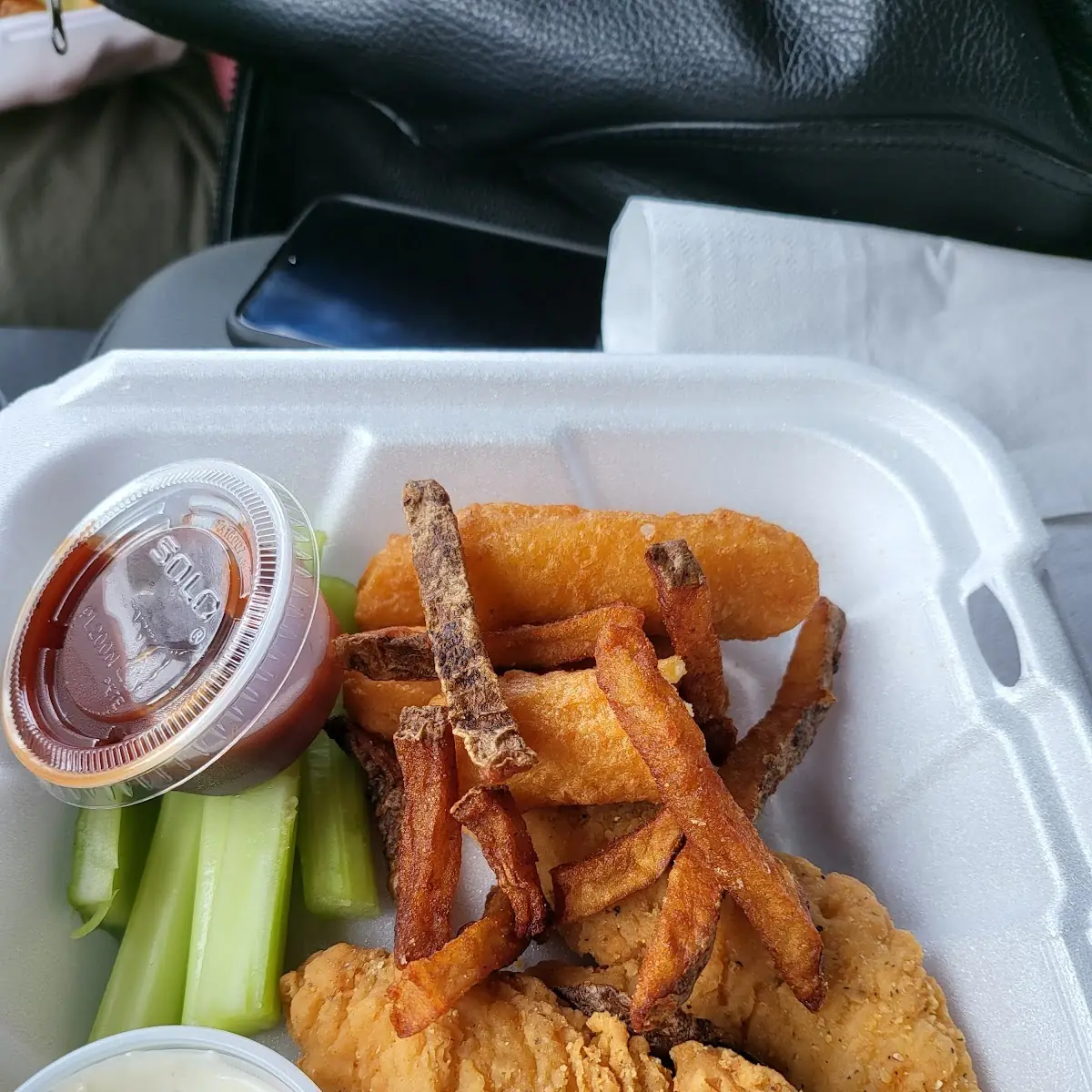 Chicken Fingers w Mozzarella Sticks