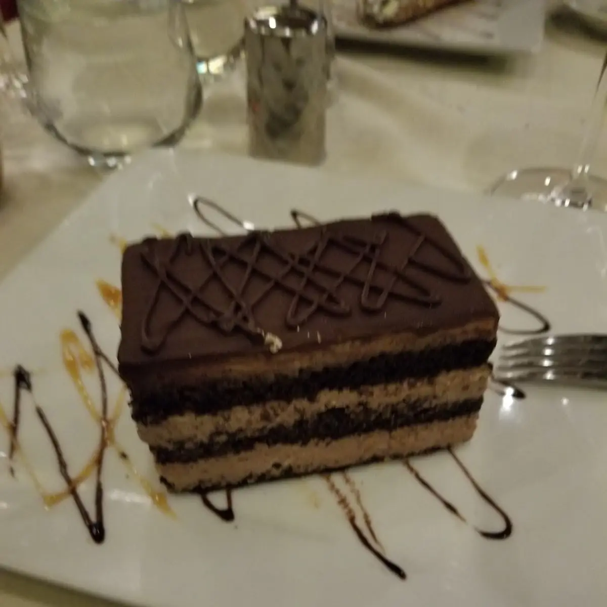 Chocolate Cake Chocolate Mousse