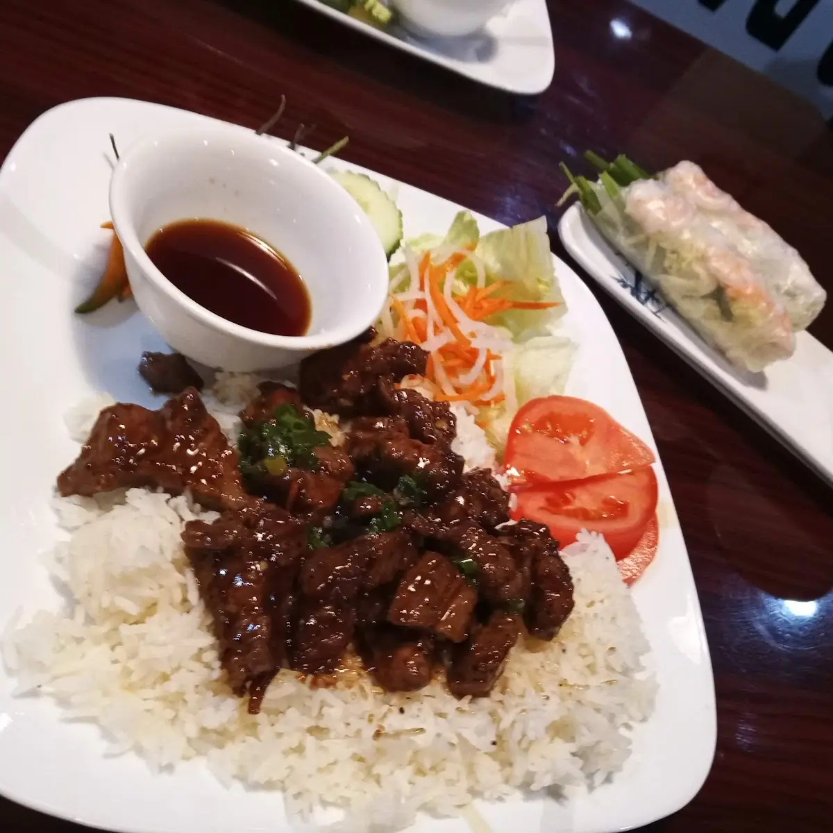 Vietnamese Beef Cube and Steam Rice