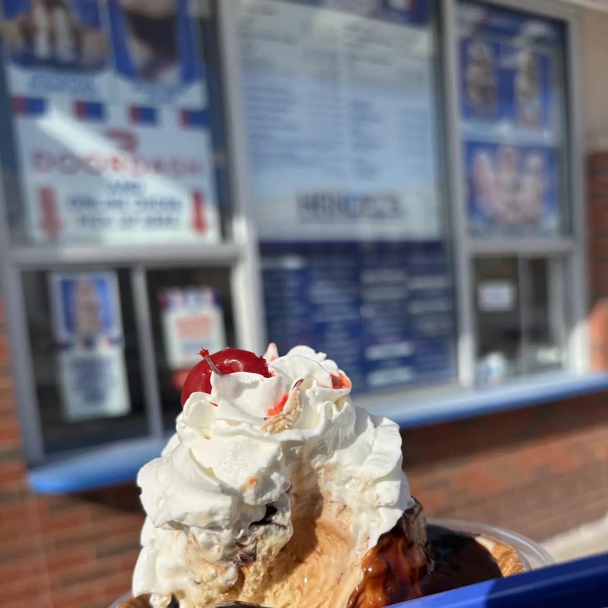 Hot Fudge Brownie Sundae