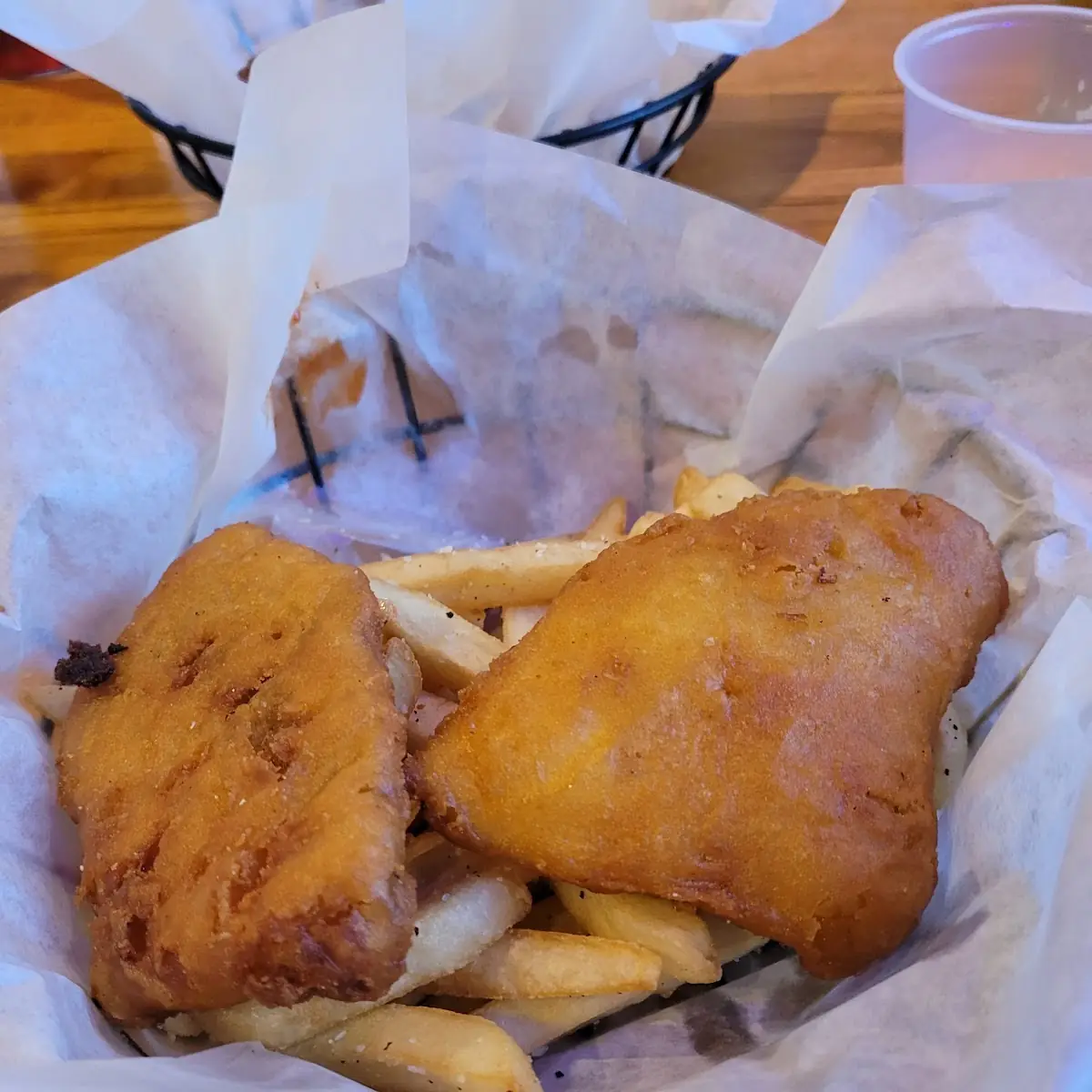 Fish and Chips & Fried Scallops