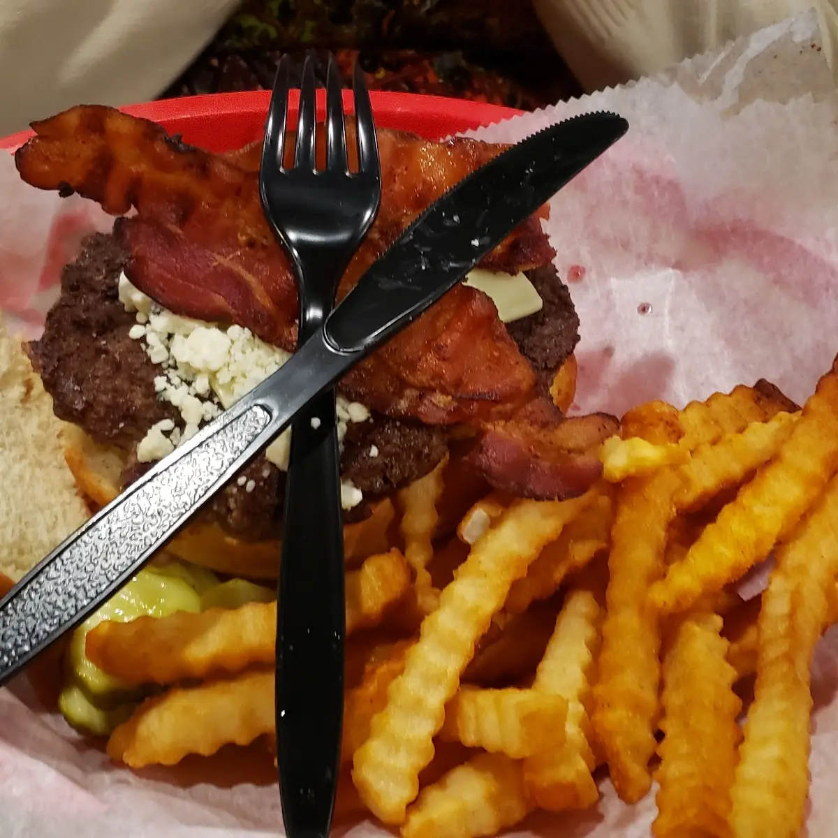 Blue Cheese Bacon Burger