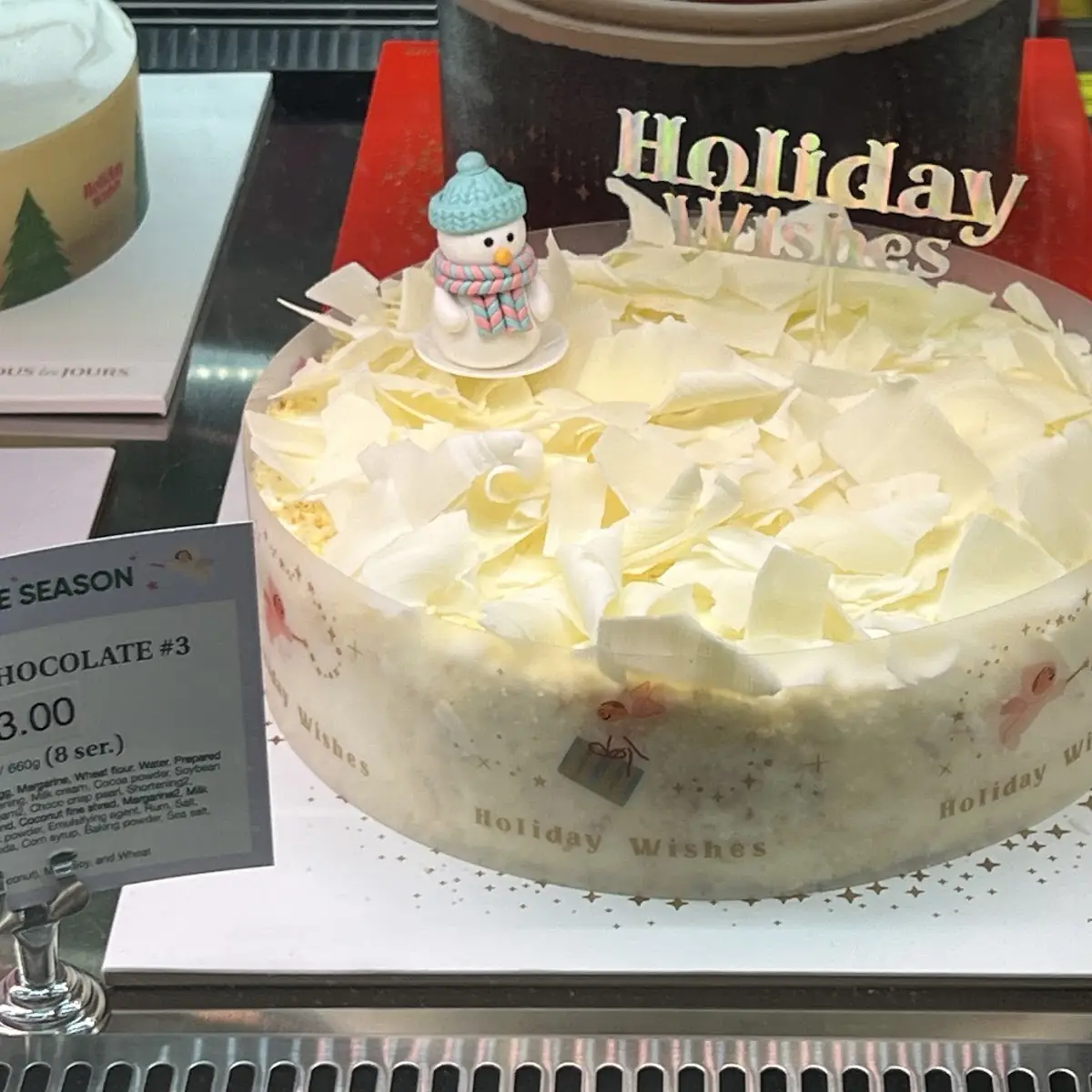 White Chocolate 3 Cake
