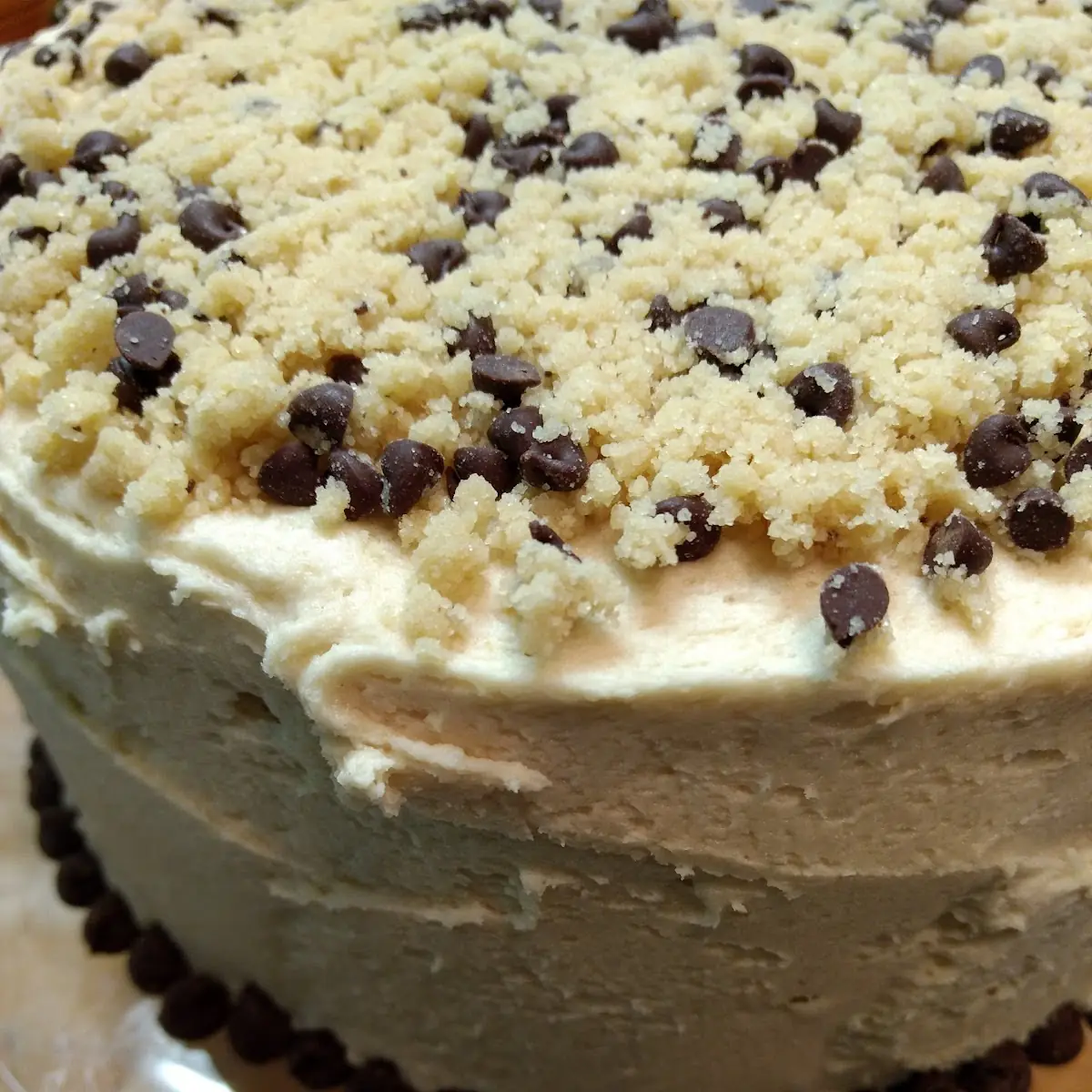 Chocolate Chip Cookie Dough Cake
