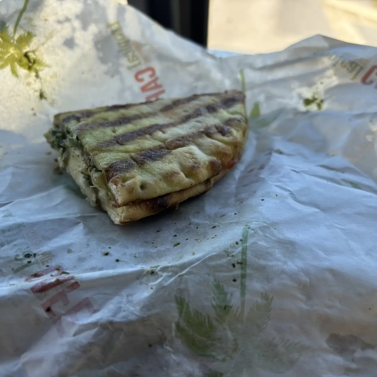 Pesto Chicken Flat Bread