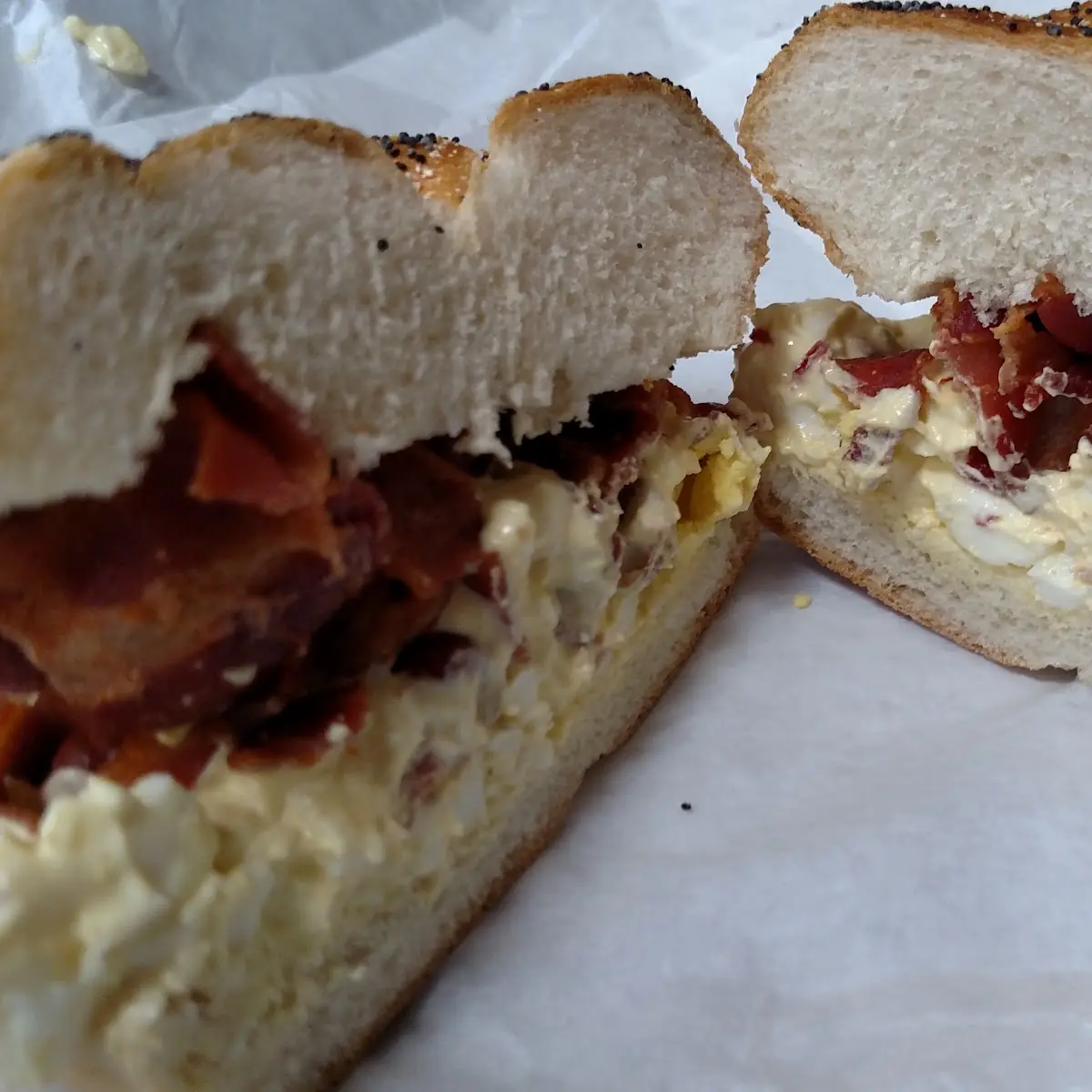 Bacon and Egg Salad Sandwich