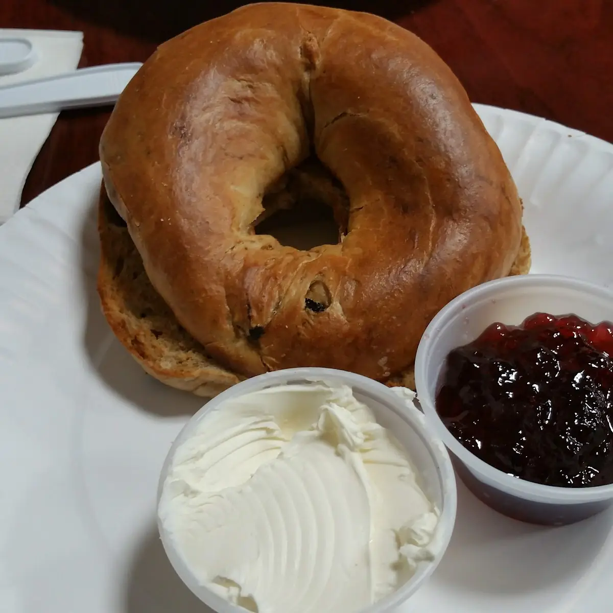 Cinnamon Raisin Bagel